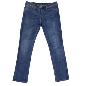 Levi's 511 Slim Fit Straight Leg Stretch Jeans Mens Size 36 x 32 Medium Wash